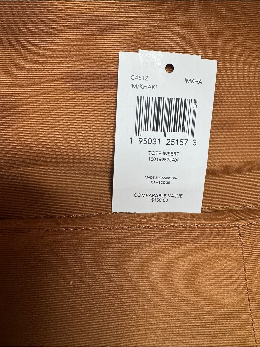 Coach Tote Insert - Picture 7 of 9